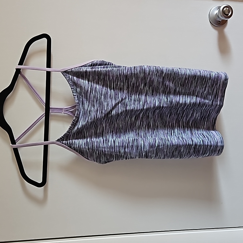 Lululemon Tank Top Ladies Lavender  Mix No Tags Sz. 8 15.5" Across Chest